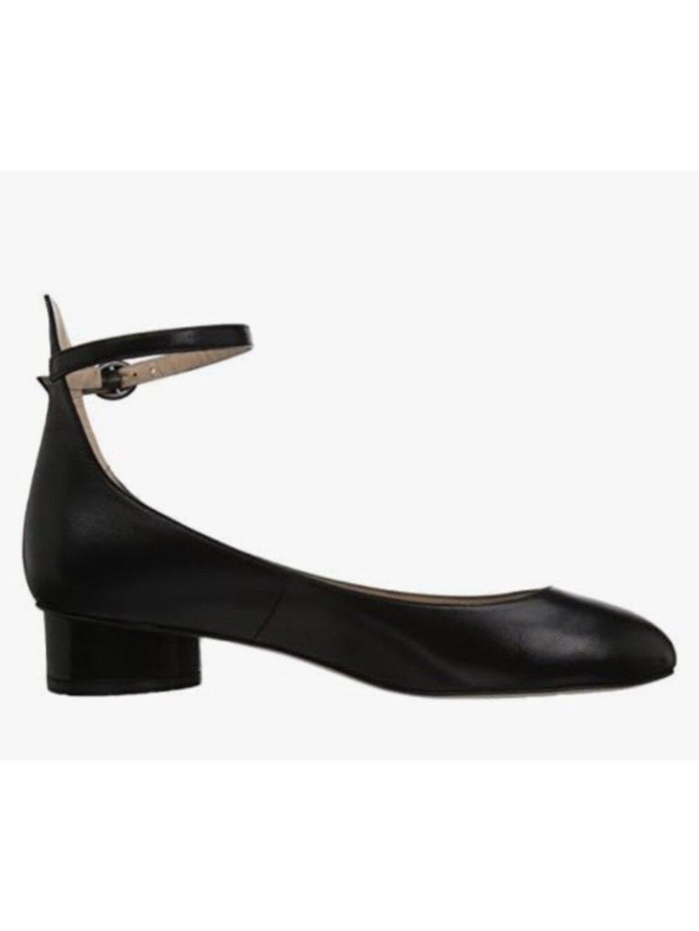 Stuart Weitzman Black Leather Ankle Strap Ballet Flats Low Heel Shoes Women 8.5M - Picture 12 of 16